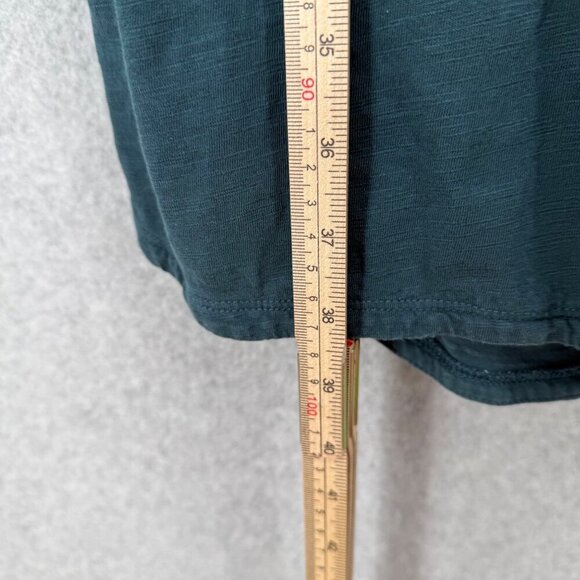 Pact Womens Relaxed Slub Tie Waist Dress Size XS Blue Pockets Casual Knee Length - Picture 9 of 11